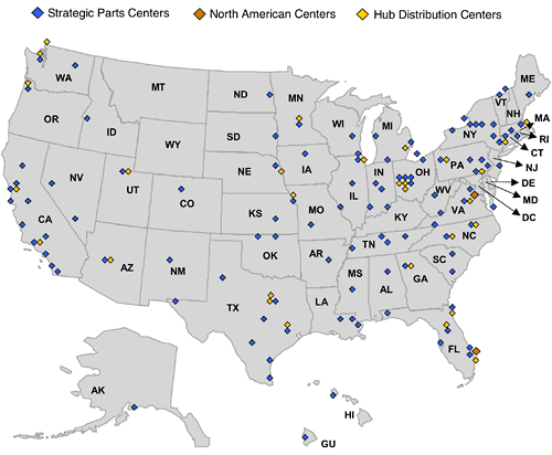 SPCs Map - The United States